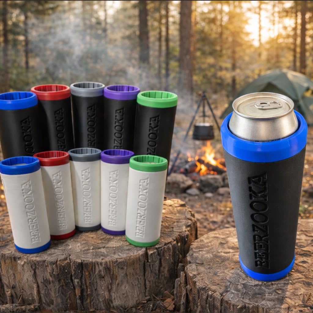 Amazon.com: Beerzooka Can Holder for standard 12oz Cans, Dual